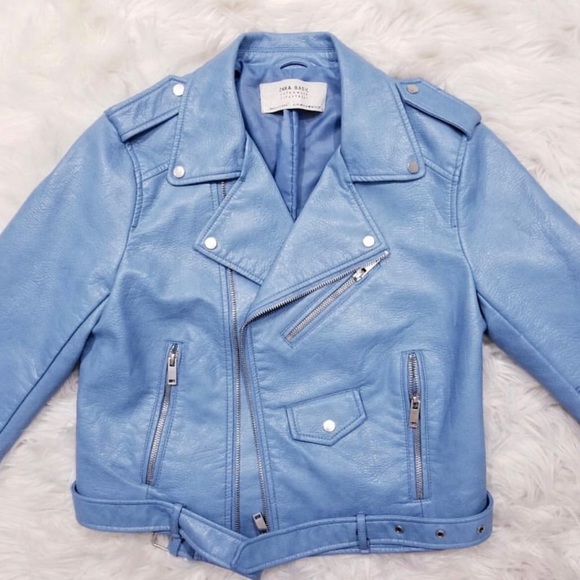 Zara Faux Leather Moto Jacket - Picture 3 of 5